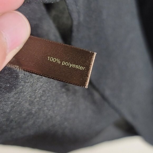 The Limited Black Scoop Crew Neck Short Sleeve Blouse Top sz S GUC Sheer - Picture 5 of 7